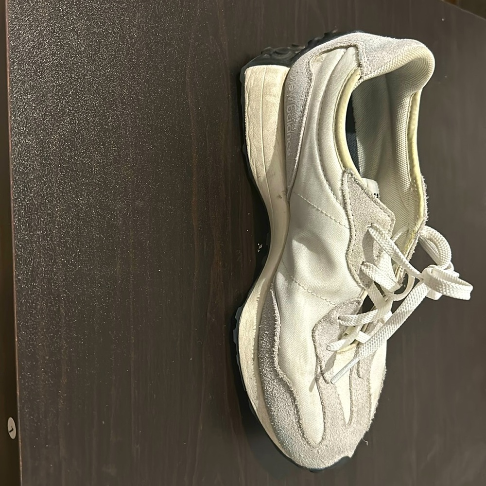 New balance 327.   Size 7.5 women (wide) boy size 5.5
